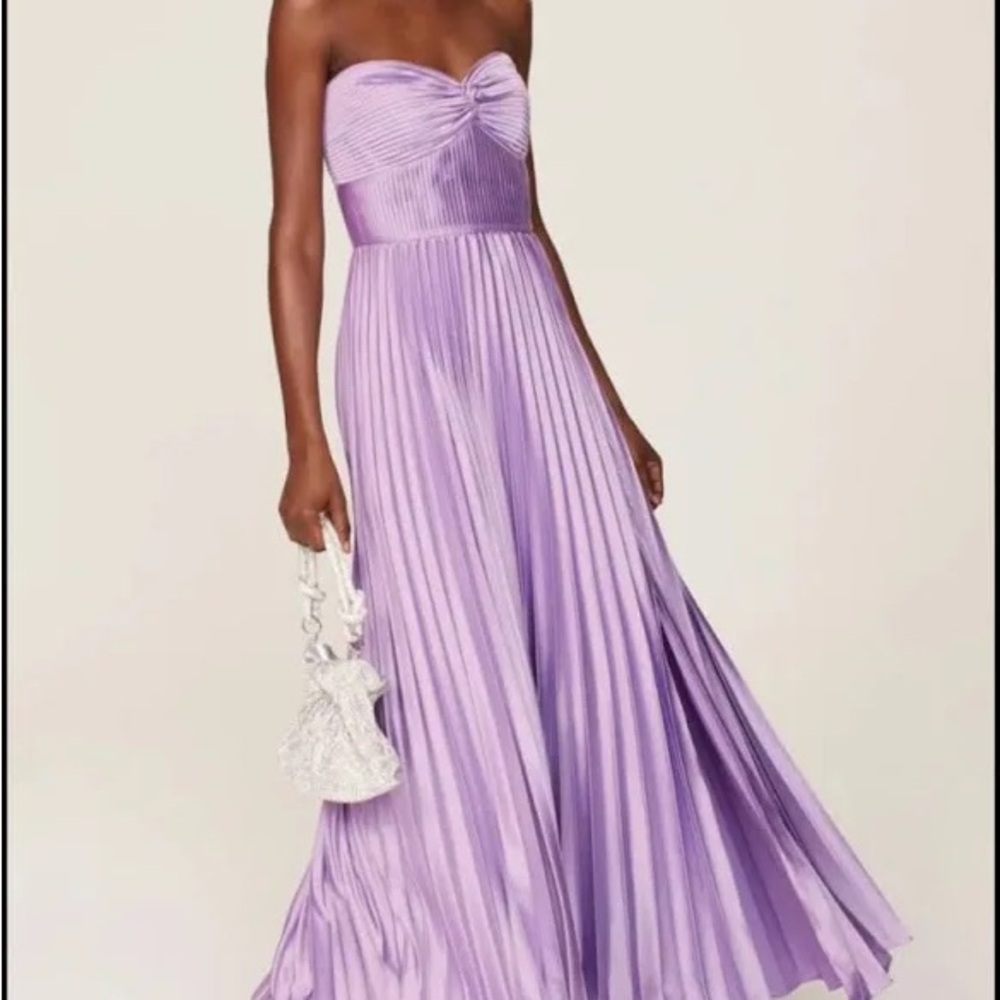 AMUR Stef Pleated Gown